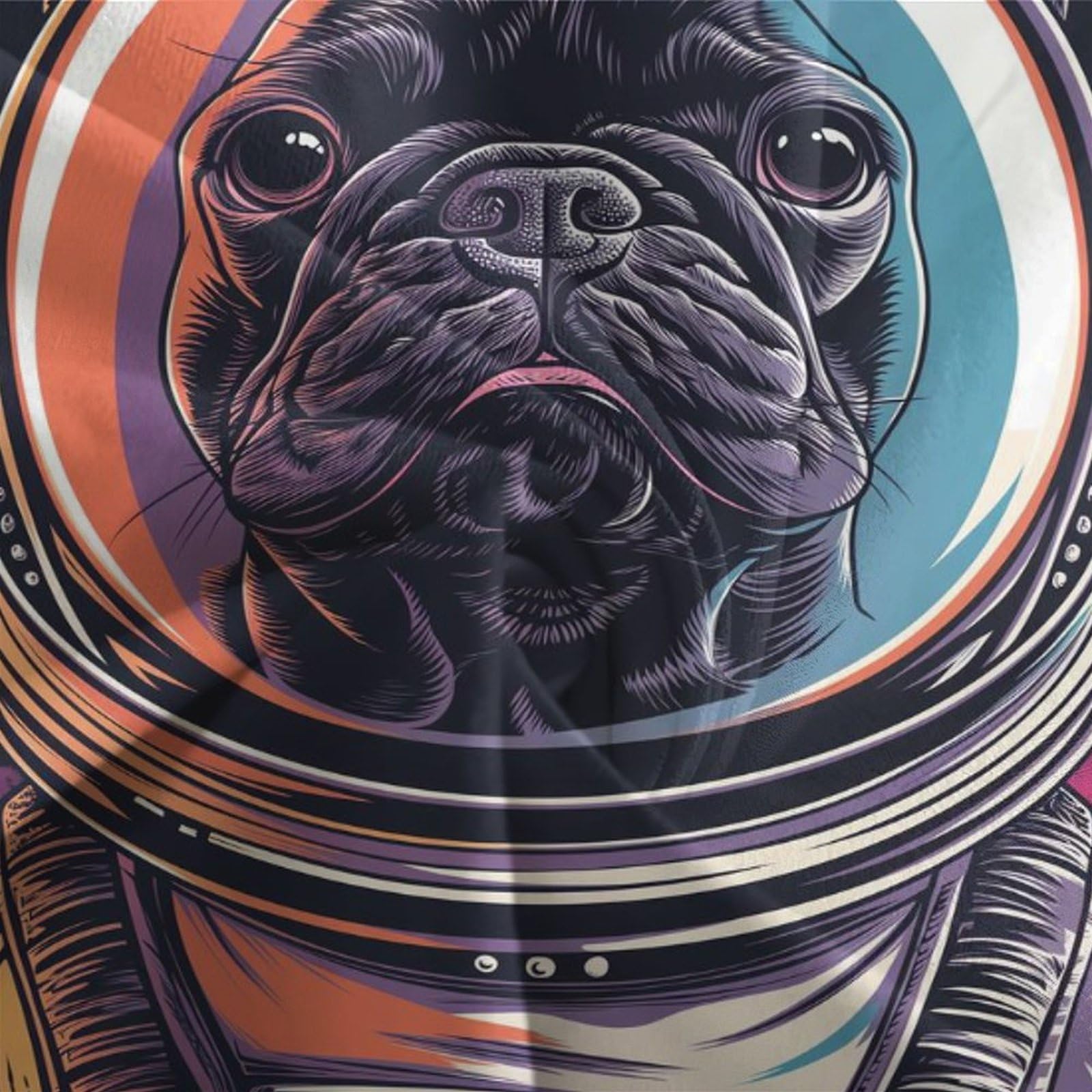 Stampato in 3D Bulldog francese Copertina Stampata Microfibra Disegnata Biancheria Da Letto Stile Morbido Con 2 Federe,Double（200x200cm）, Per Adolescenti E Adulti