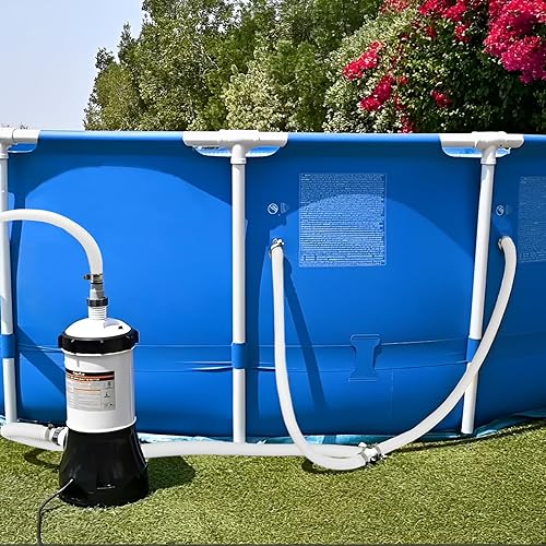 Miniatura 5 de Paquete de 2 mangueras de repuesto para bomba de piscina, 1.25 pulgadas de diámetro, mangueras de repuesto de filtro de piscina de 59 pulgadas de