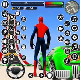Aranha Super heroi Carro Façanha Corrida Simulador, GT Carro Dirigindo Jogos 3D, Super heroi Mega Rampa Carro Corrida Jogos 2023, Aranha Carro Corrida Jogos, Façanha Carro Jogos, Corrida Aranha Herói