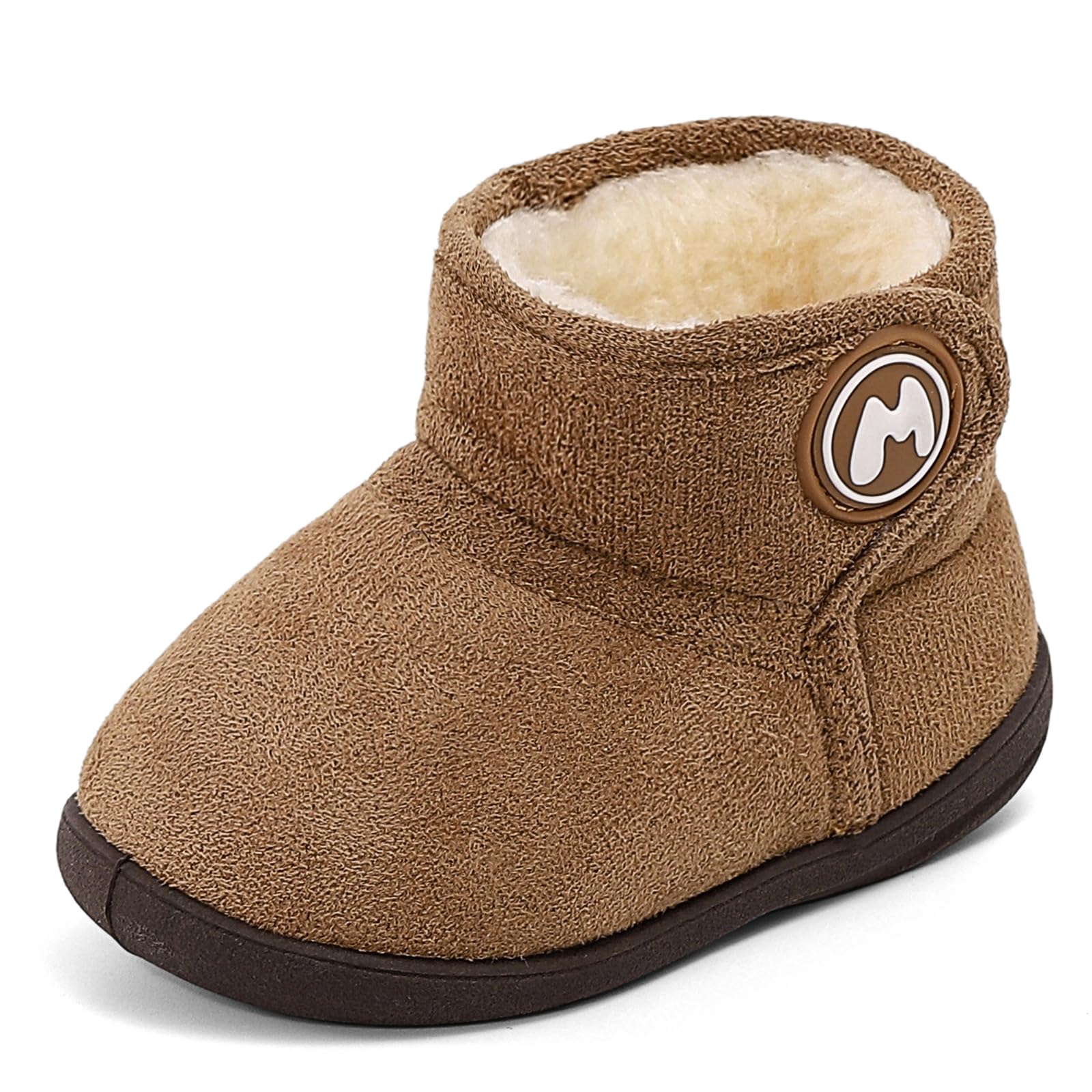 LACOFIA Stivali Invernali Bambina Stivaletti Caldi Neve Bambini Scarpe Invernali Fodera con Suola in Gomma Antiscivolo 20-25 EU