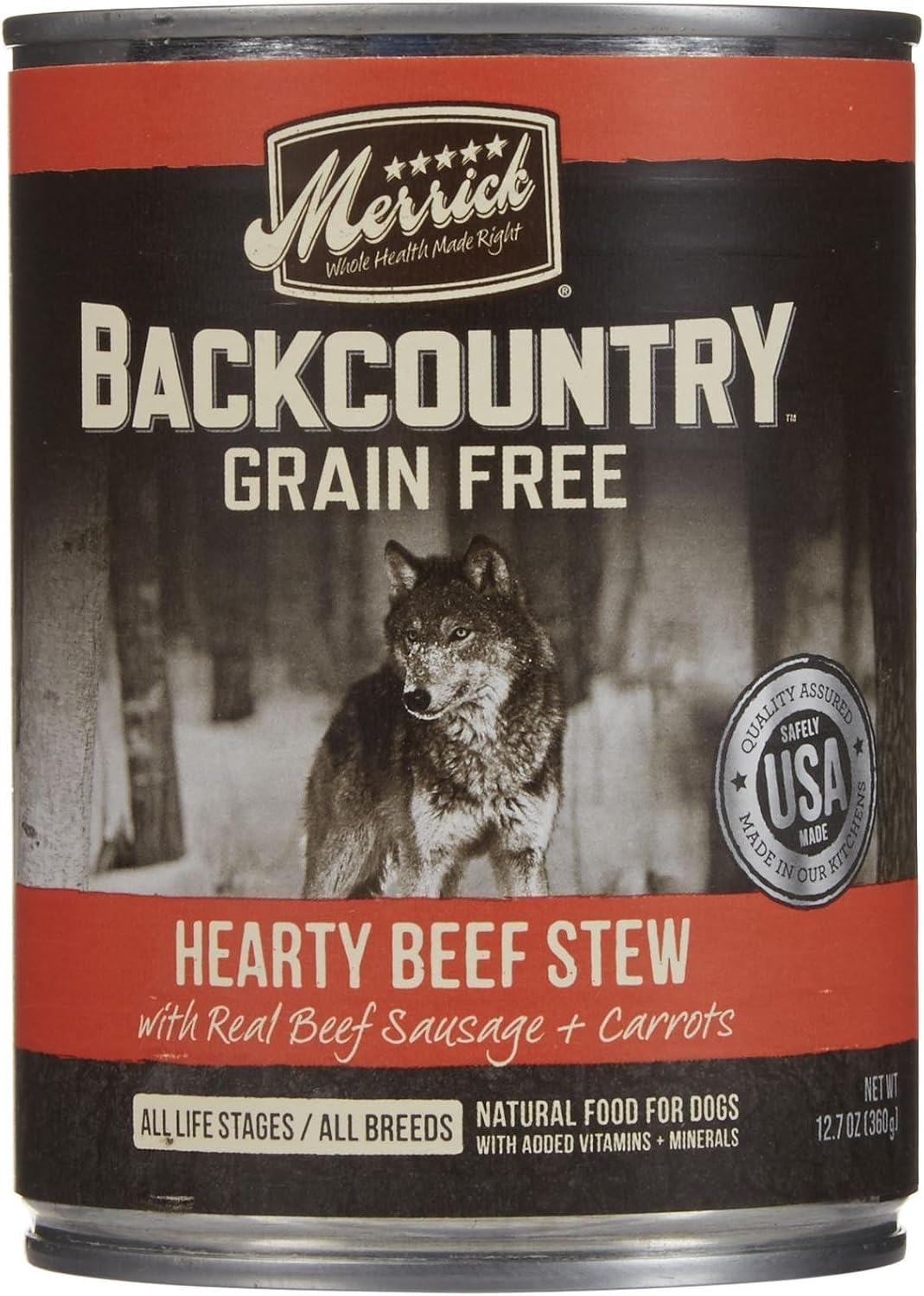 Merrick Backcountry - Hearty Beef Stew - 12.7 oz - 12 ct