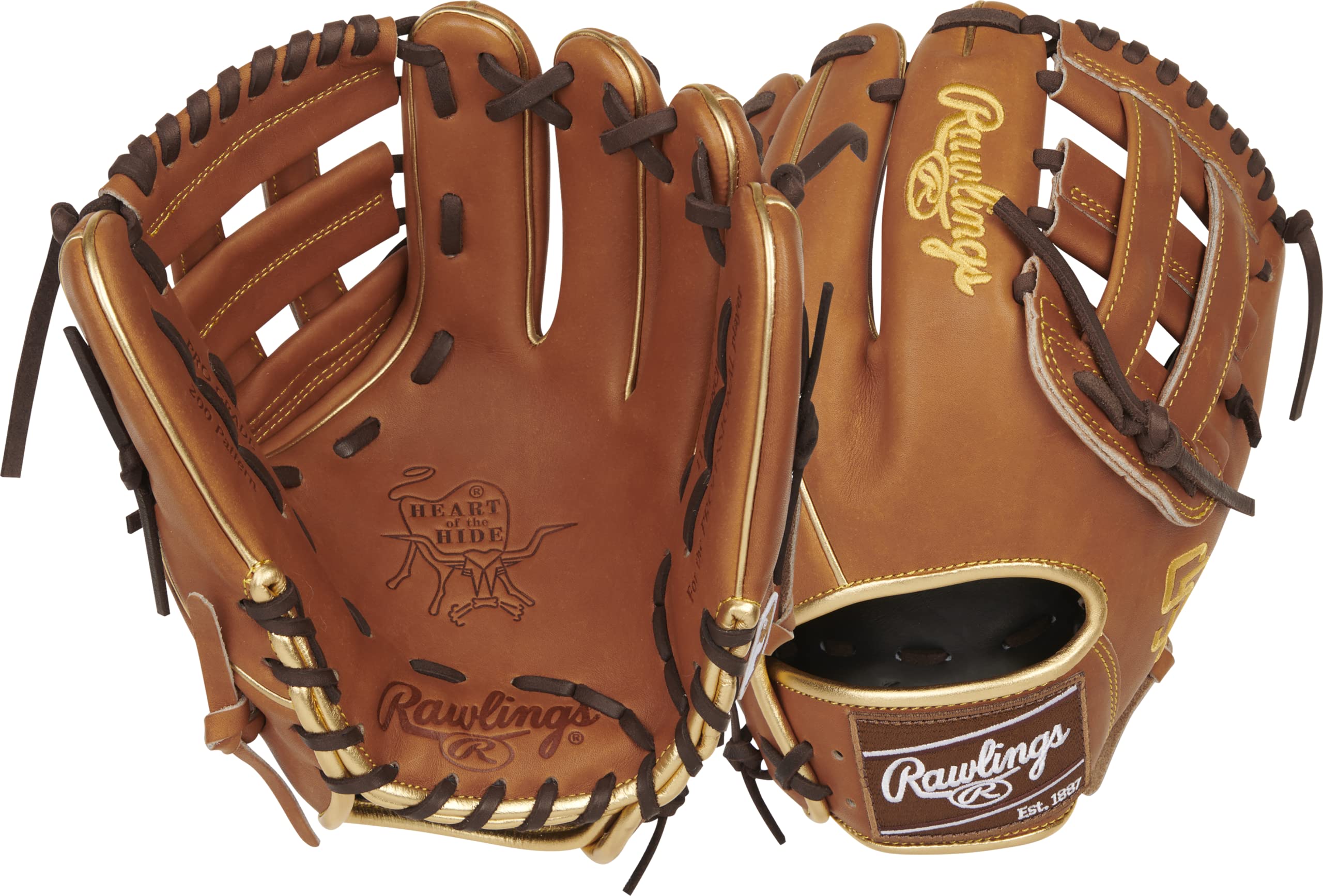 Amazon | ローリングス | HEART OF THE HIDE MLB チームロゴグローブ