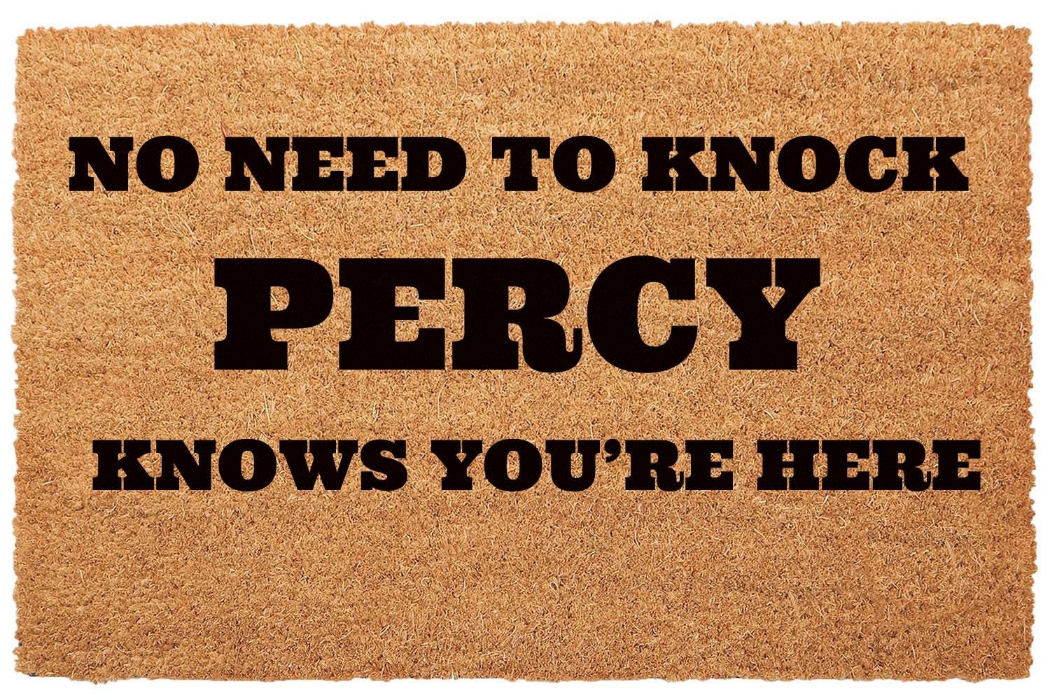 Personalised Doormat Printed Cat Dog Door Mat Customised Pet Design 40 x 60cm Anti-Slip Indoor Outdoor Home Welcome Mat [No Need to Knock...]