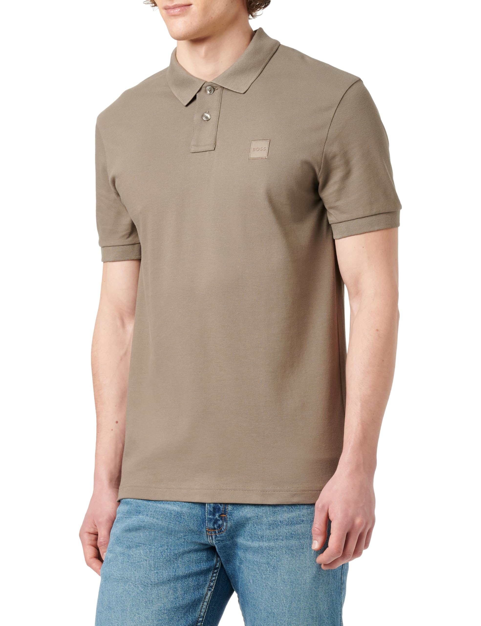 BOSS Passenger Polo Shirt Brown Taupe size M