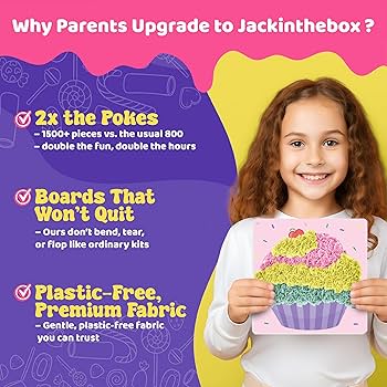 Amazon.com: jackinthebox Poke Poke Art for Kids - Candyland Theme