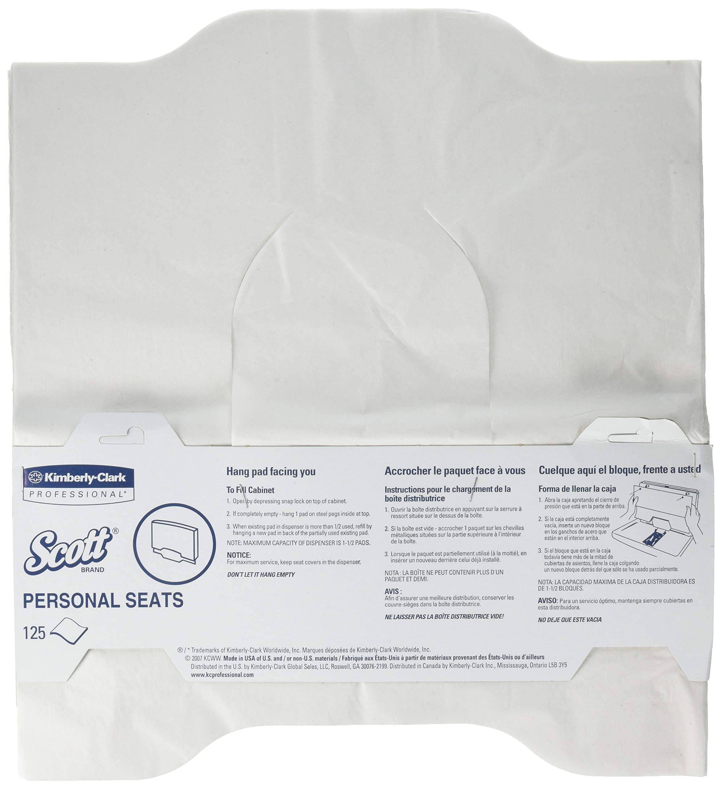 Scott 07140 Personal Seats Sanitary Toilet Seat Covers, 15