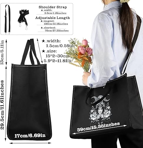 Miniatura 2 de CMNIM Regalos de bruja, accesorios de brujería, bolsa de mano Nature Is My Church Witch Stuff para Halloween, Wicca y hermana pagana, regalo