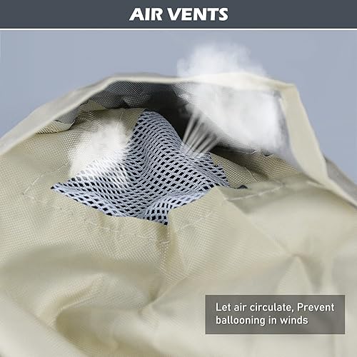 Miniatura 10 de Cubierta para cortacésped de equitación, resistente al agua, de poliéster, cubierta para tractor Oxford resistente a los rayos UV, al polvo y al