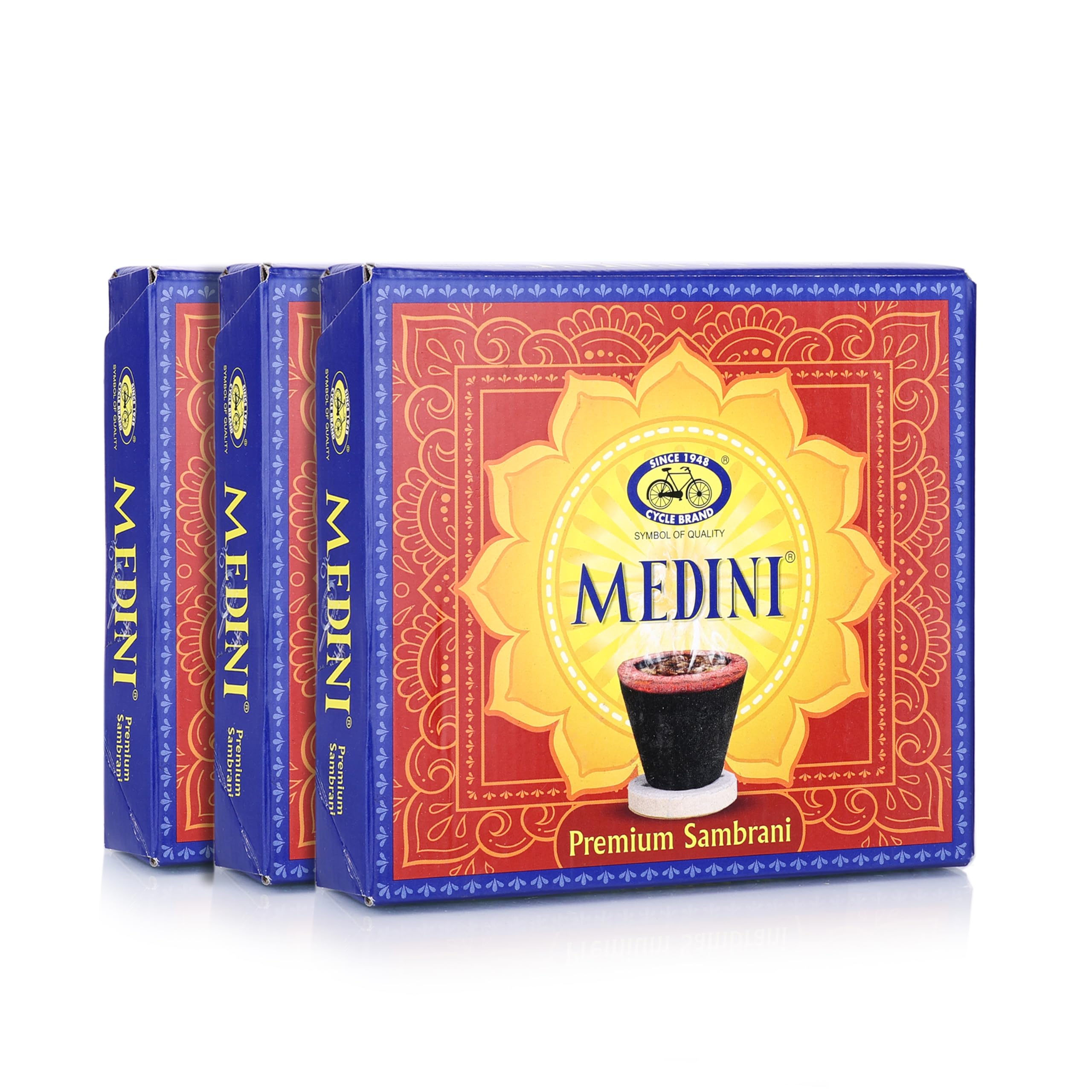 Cycle Pure Medini Cup Sambrani Pack of 3