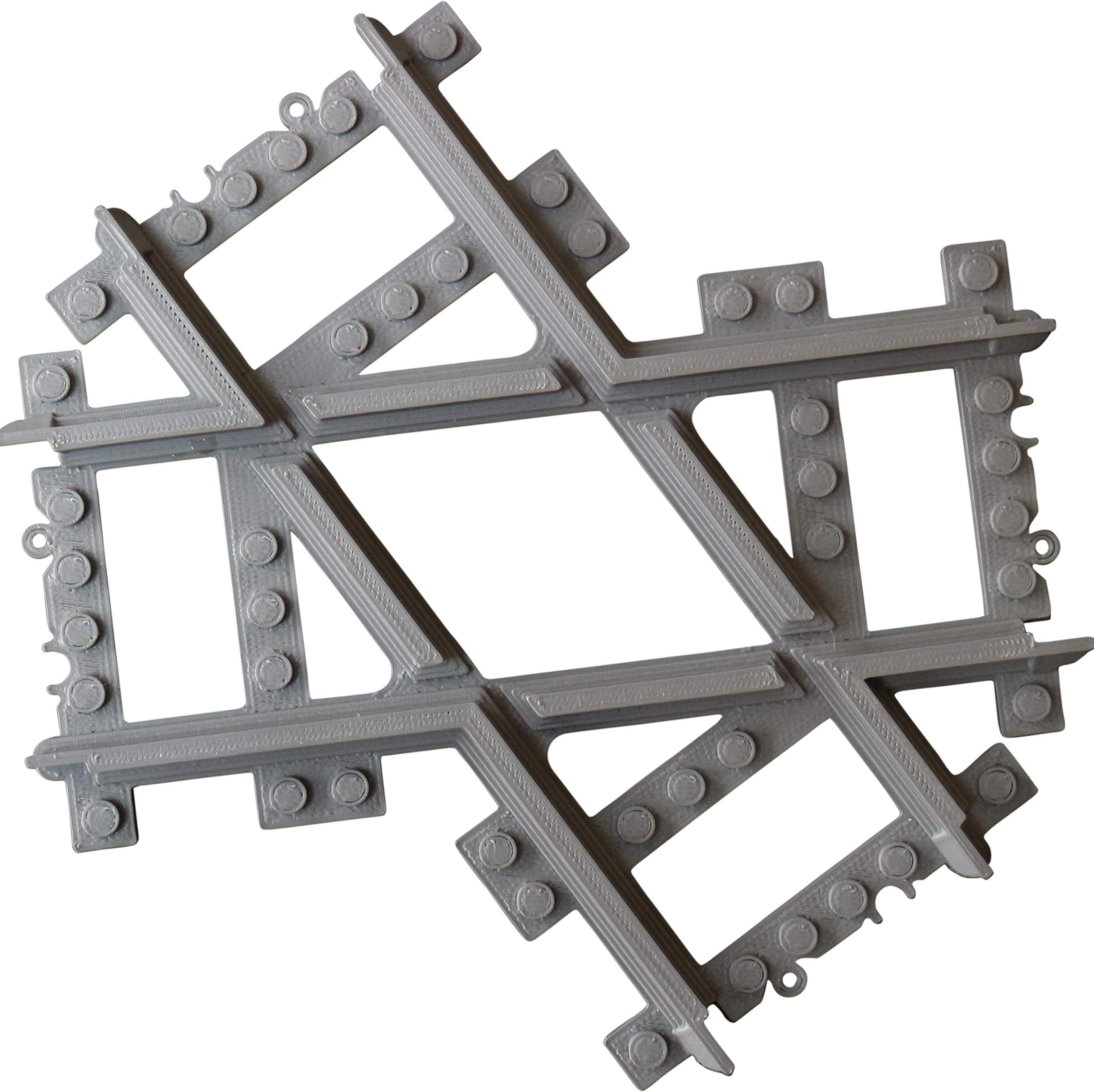 Caterpillar RedAngled Compatible Custom Cross Track, Straight Cross Tracks Crossover, Compatible with Leading Brand