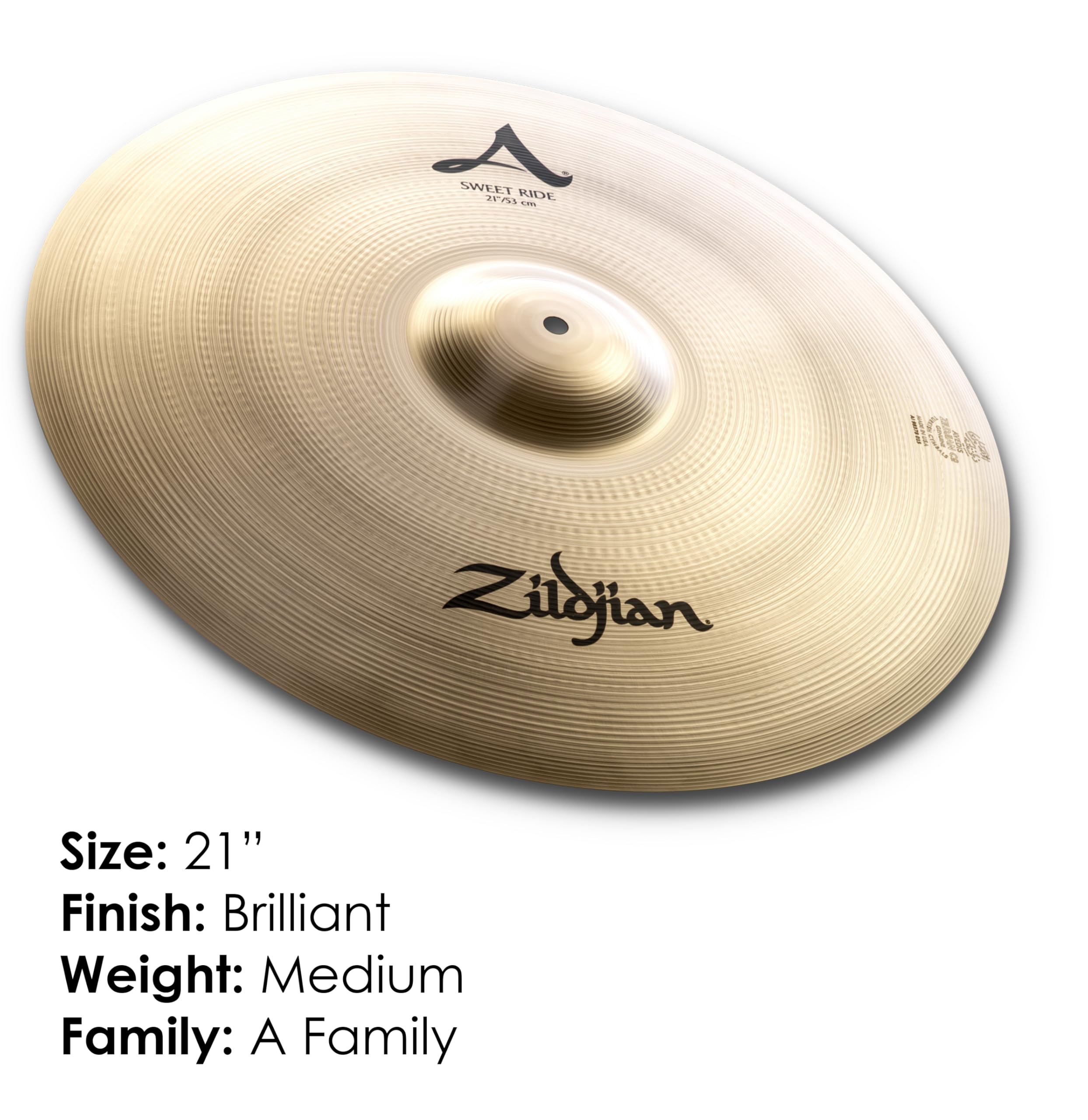 パーカッション・打楽器 A zildjian SWEET RIDE 21\" Zildjian A' Zildjian Sweet Ride 21