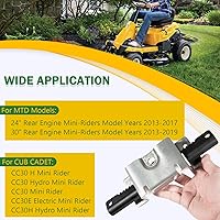 Vista 3 de Kit de servicio de dirección CR12 753-11064B Kit de cremallera de dirección para Cub Cadet CC30 CC30H CC30E Hydro Mini Riders/MTD Columbia CR30