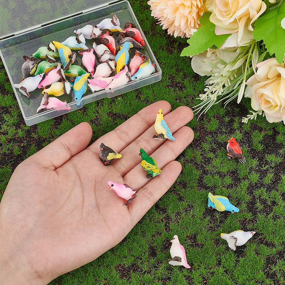 WADORN 8 Styles Miniature Bird Figurines - Image 3