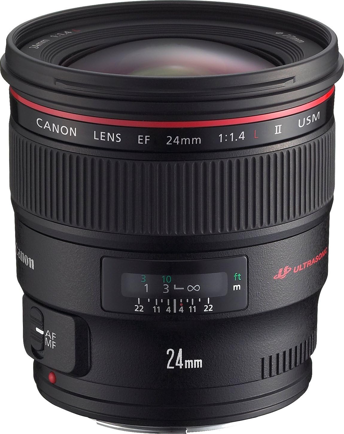 Canon 24mm f/1.4 EF L II USM Lens with Case Digital Slr