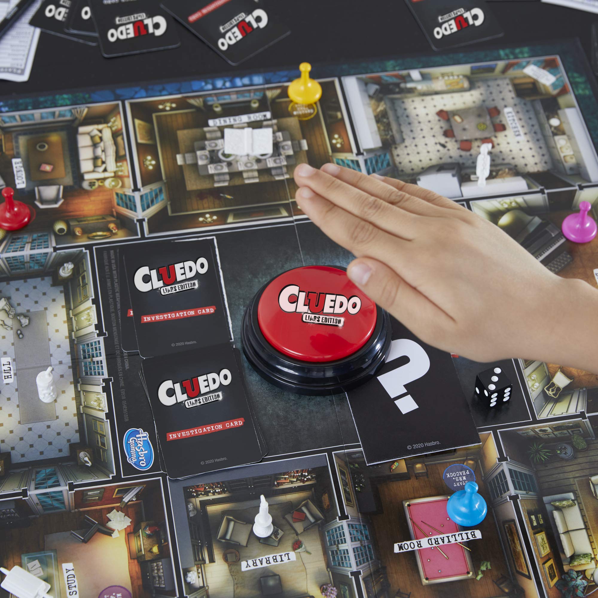 Hasbro Gaming Cluedo, Caccia All'Impostore, Gioco in Scatola, Per Bambini e Bambine da 8 Anni in Su, Versione 2020 in Italiano, da 2 a 6 Giocatori