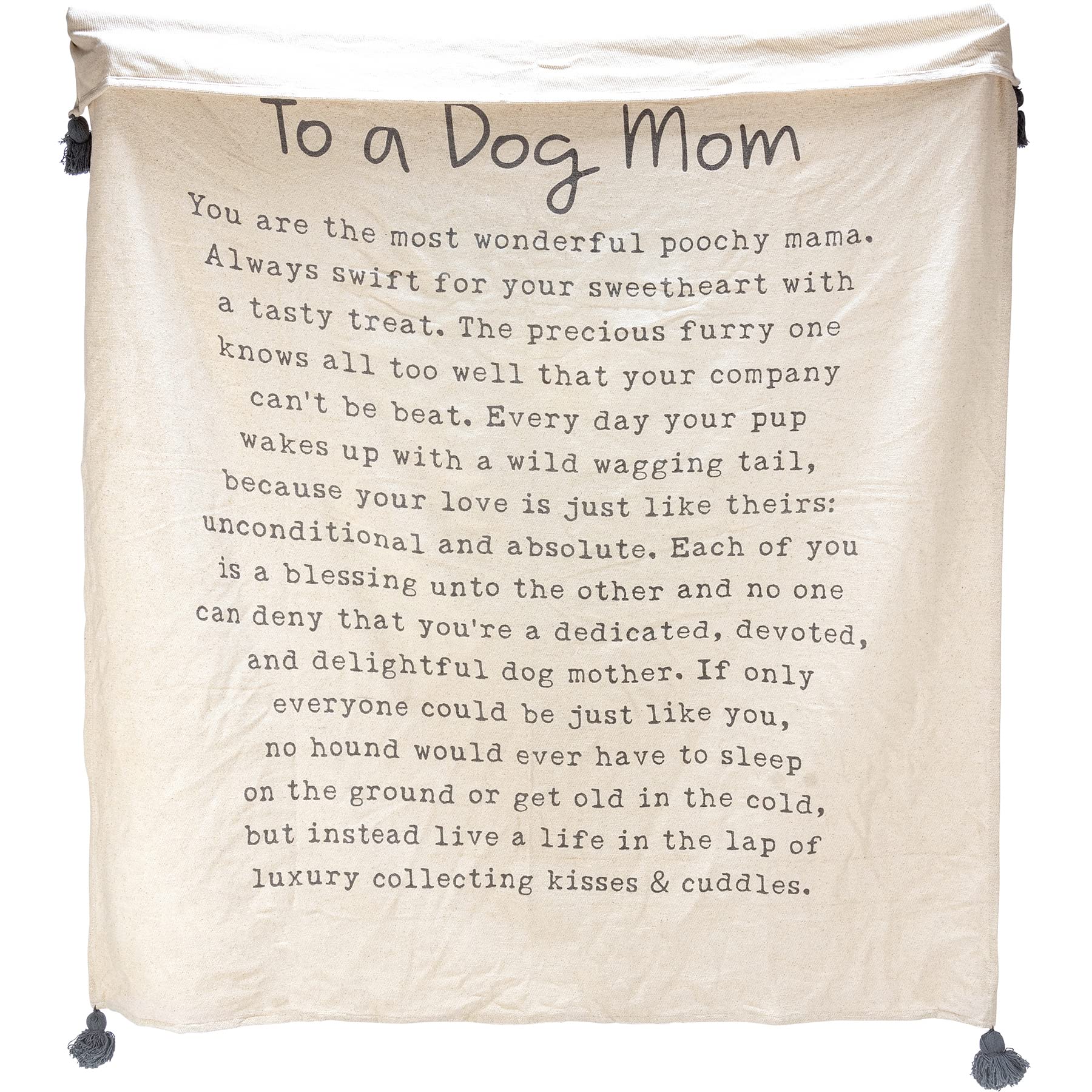 Plaid maman de chien doux couverture merveilleuse Poochy Mama de Kathy