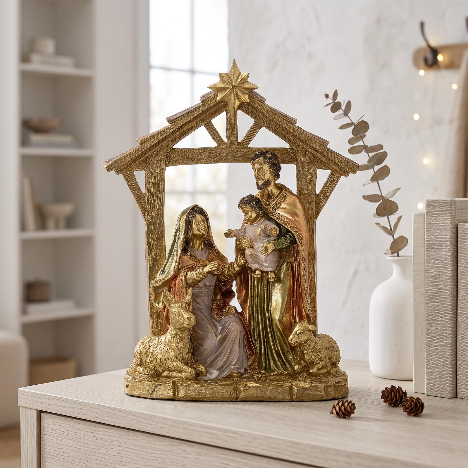 Crèche Table Religieuse