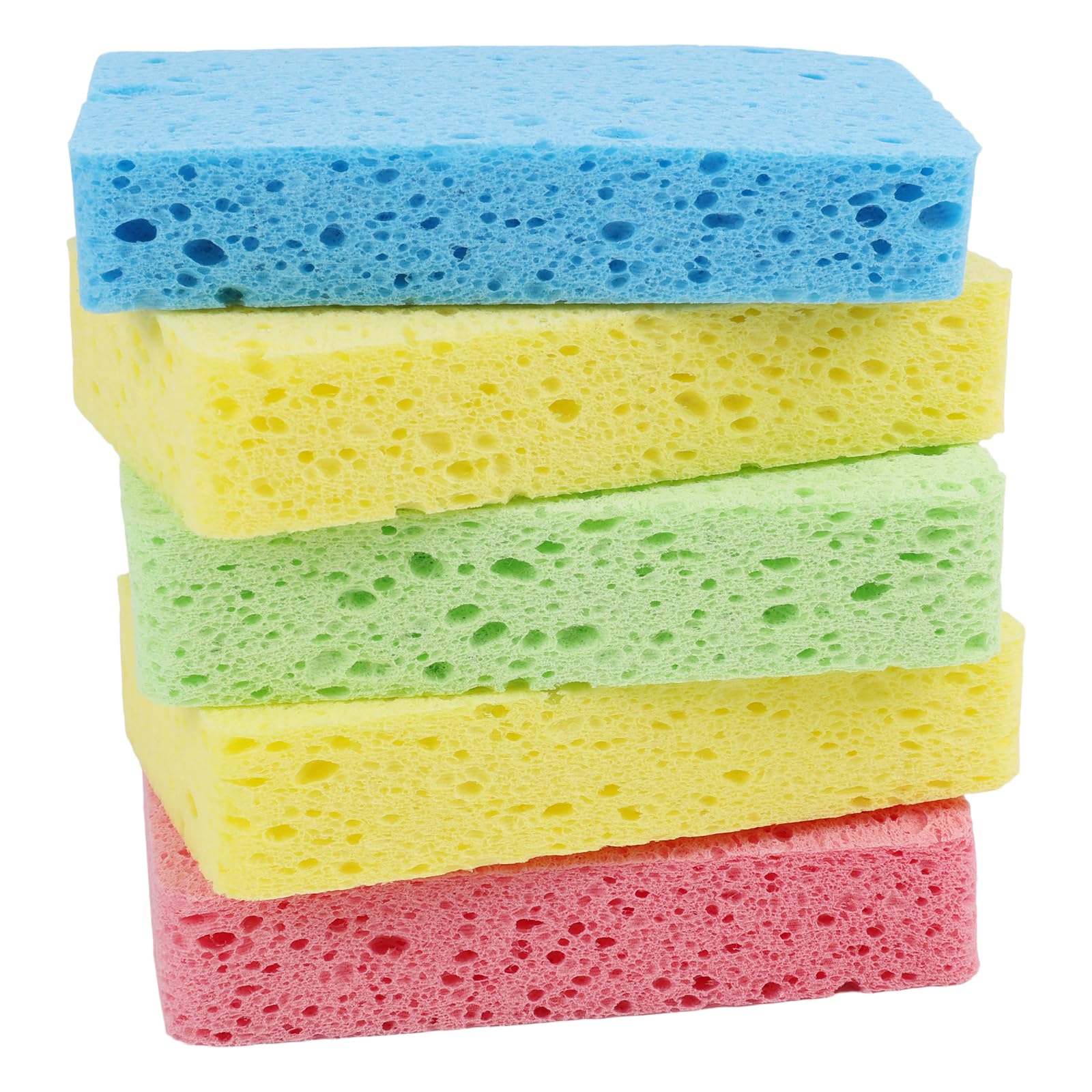 5 PCS Washing Up Sponges, Scratch Free Dishwashing Sponges