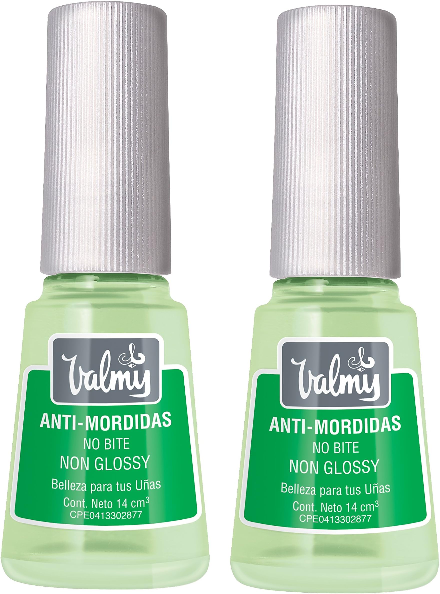 Valmy No Bite Nail Polish – Stop Biting Nails Cuticles and Thumb Sucking Treatment for Adults and Kids (2 Pack)