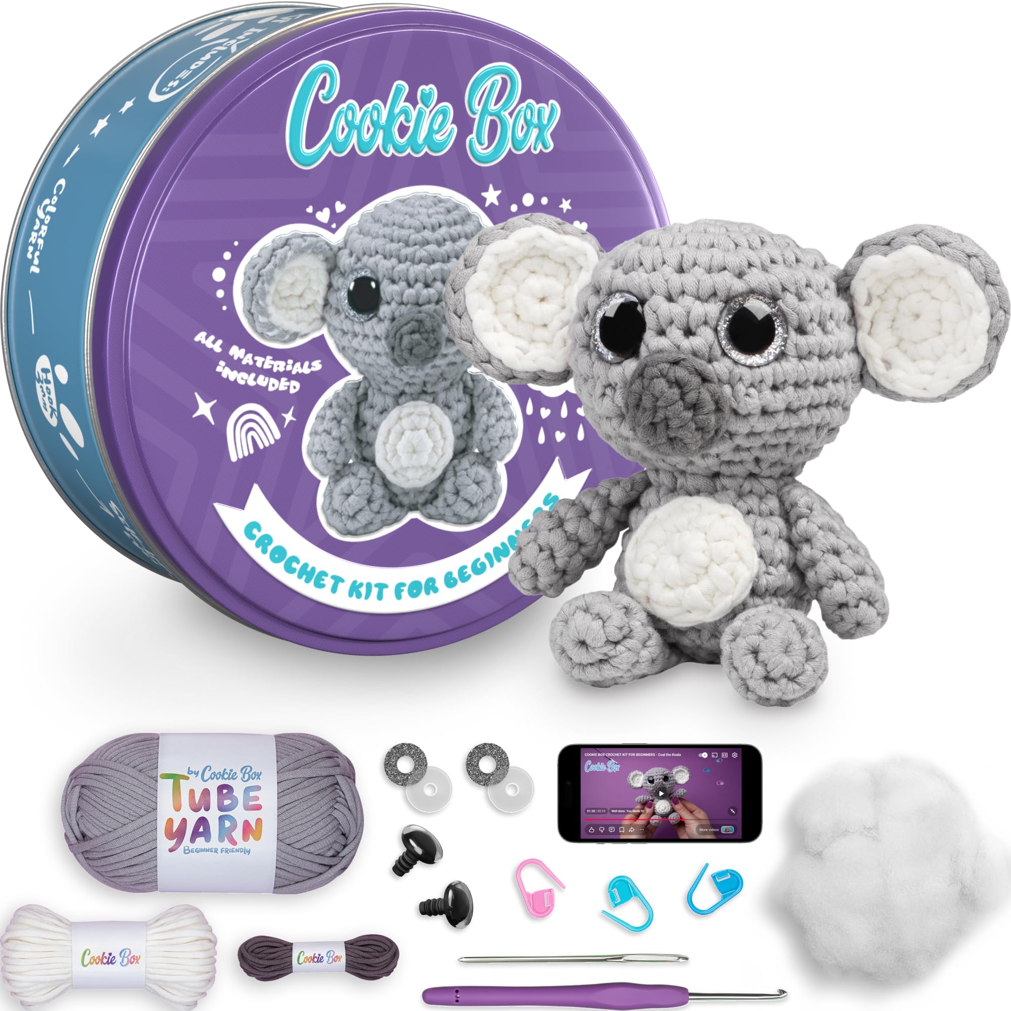 Crochet Turtle Hugo Kit - Beginner Amigurumi -10