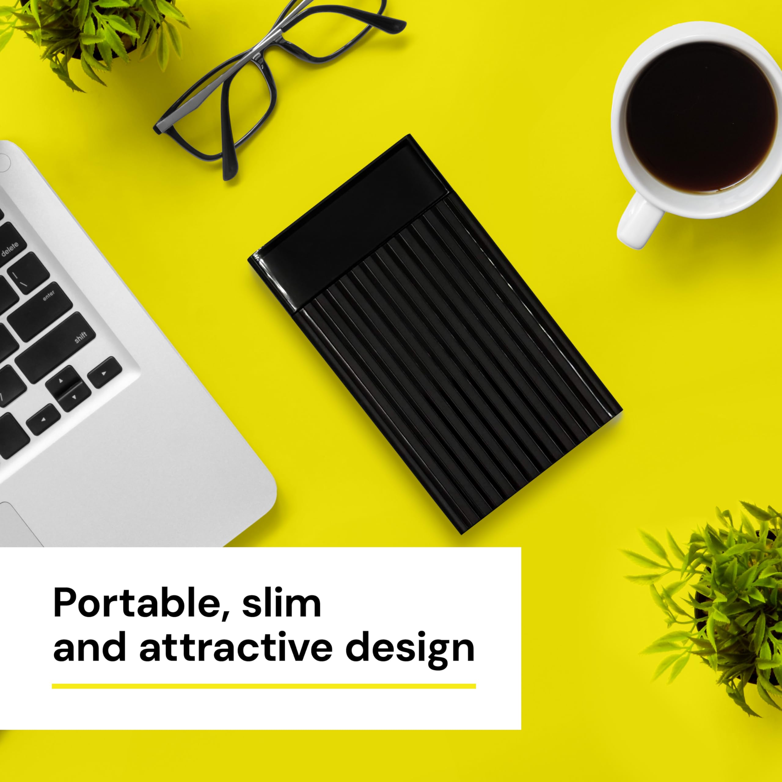 STARLA 500 GB Portable External Hard Drive - Fast 5400 Rpm USB 3.2 Storage Drive - High-Speed USB Storage Compatible with PC, Mac, Laptop, TV, Game Console - External Backup Drive, Plug and Play Ready