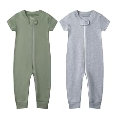 Owlivia Baby Boy Romper Unisex Short-sleeve Summer Outfit 100 Organic Cotton Girl One-Piece Jumpsuit