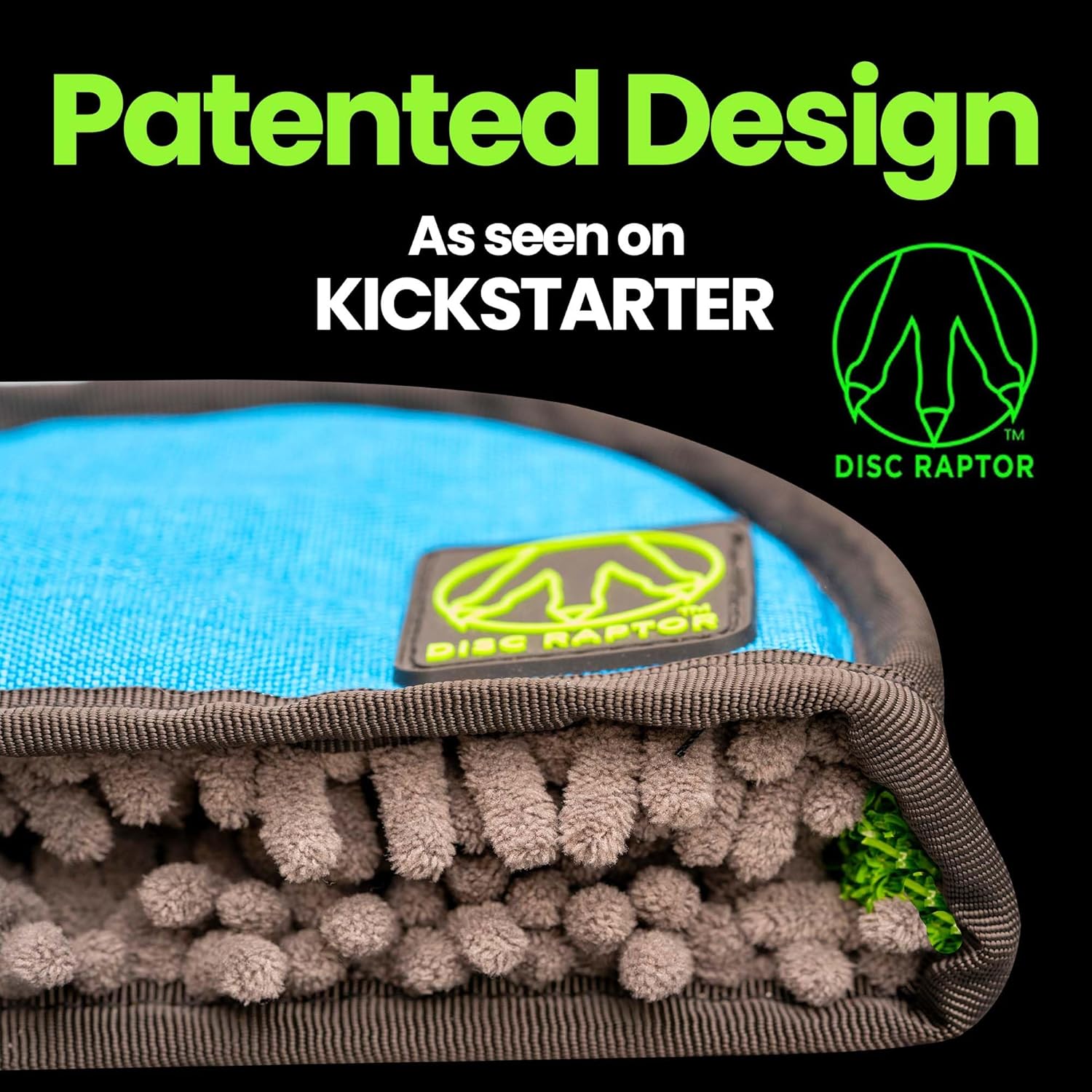 The Original Disc Golf Cleaning Tool with Microfiber & Turf | Flying Disc Golf Towel Accessories & Equipment | Patented Design - Image 9