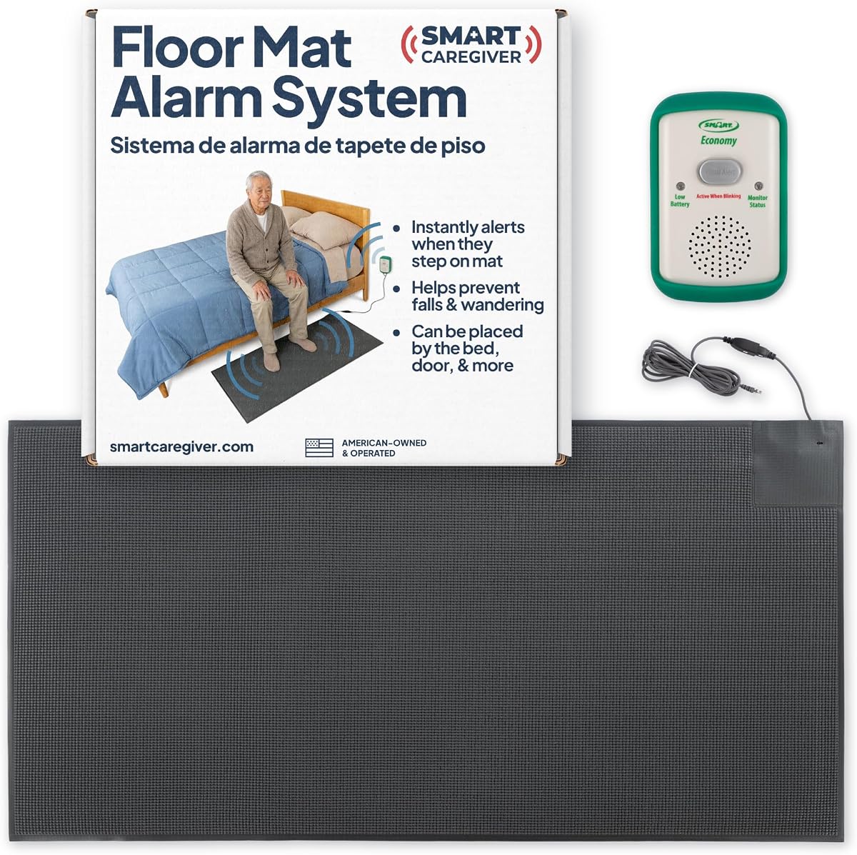 Floor Mat Exit Alarm for Seniors Fall Prevention