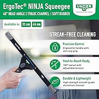 Vista 3 de UNGER Escobilla de ventana negra de 18 pulgadas