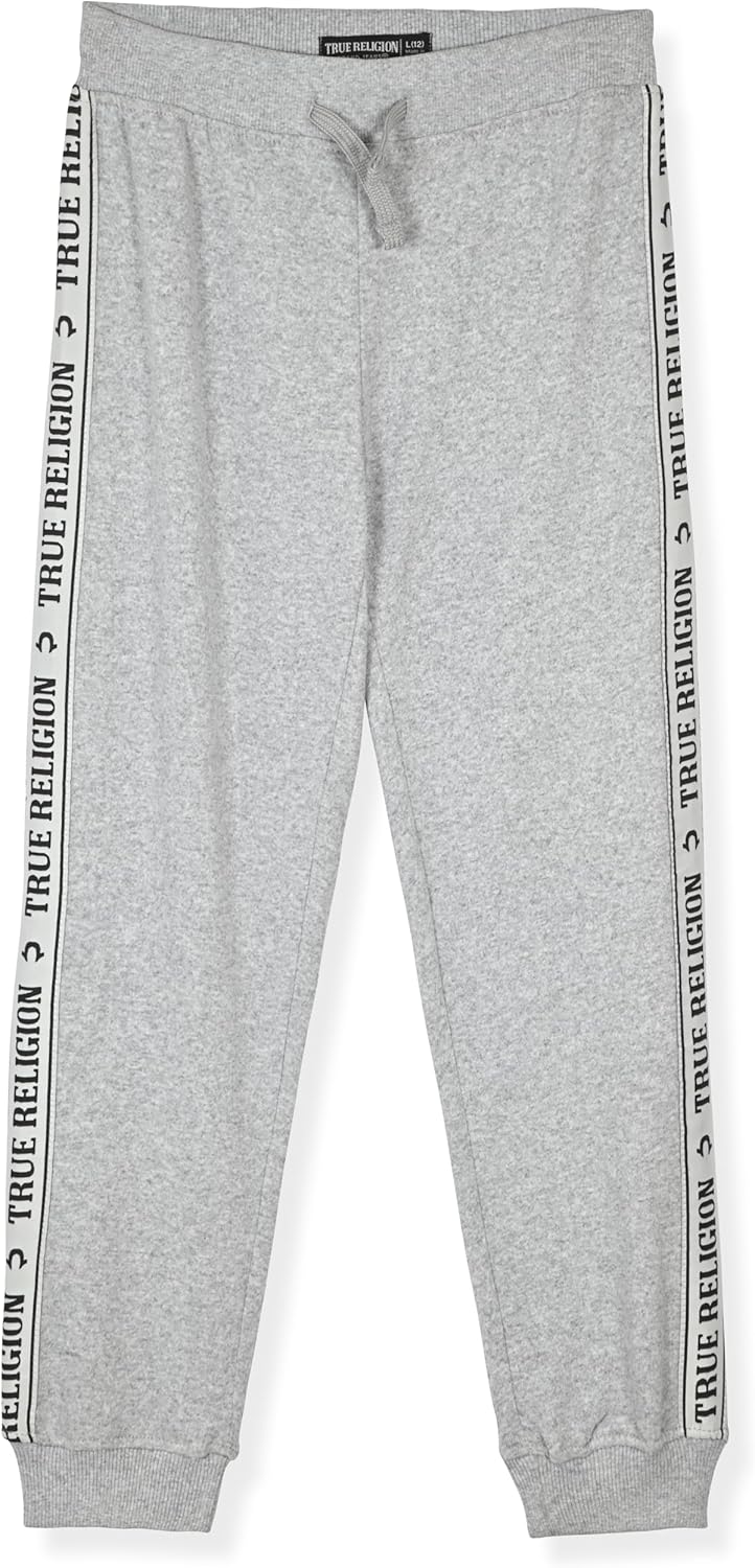 True Religion Boys 3 Piece Fleece Jogger Sets – Complete Hoodie, Tee & Sweatpants Outfit for Everyday Style