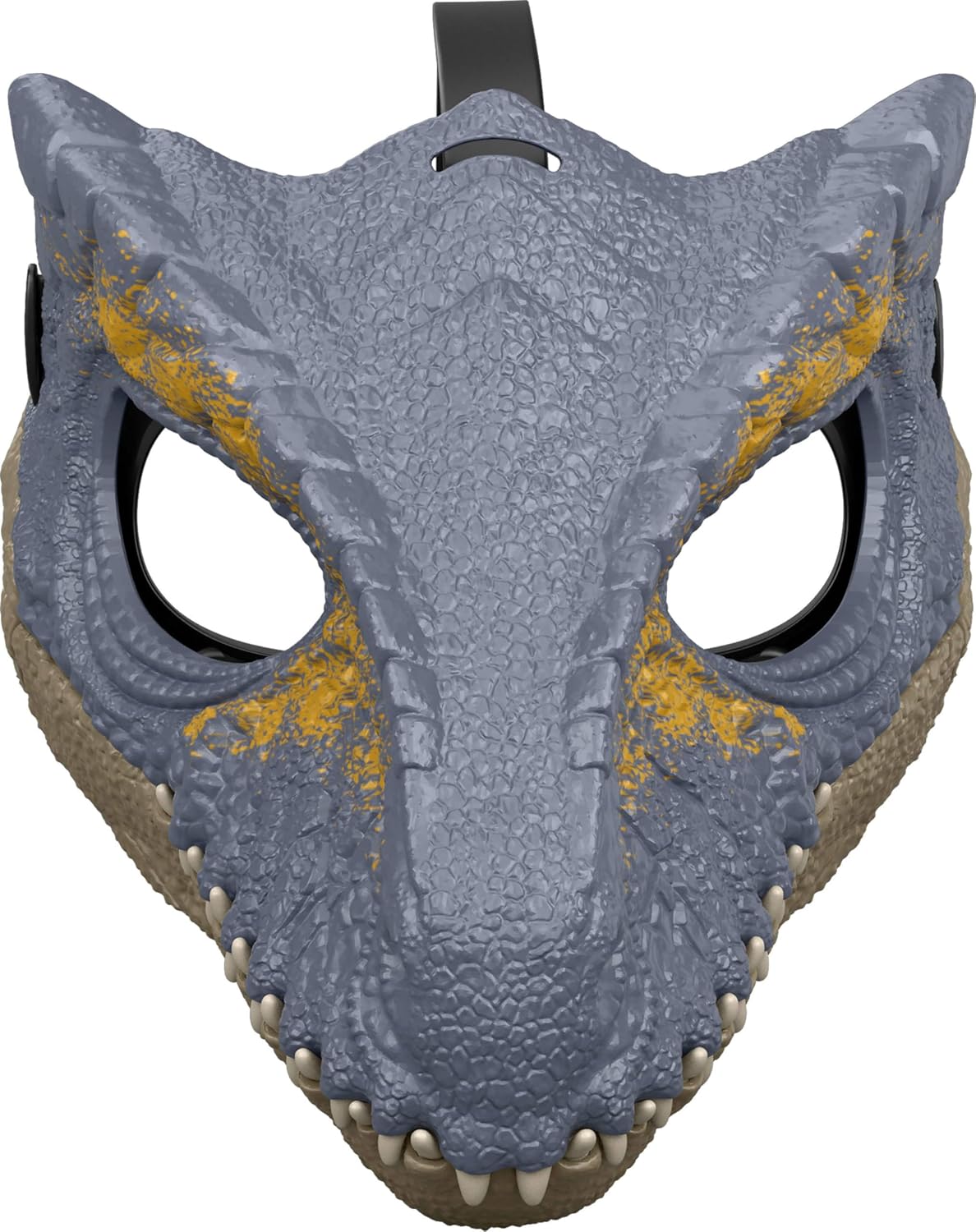 Mattel Jurassic World Rebirth Giganotosaurus Movie-inspired Dinosaur Mask, Openable Jaw for Chomp Action, Realistic Plastic Role Play Headgear