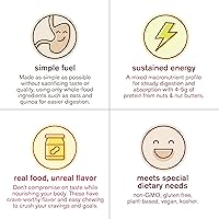 Vista 4 de SKRATCH LABS Anytime Energy Bar, paquete variado, (3 de cada sabor) Bajo en azúcar, sin gluten, vegano, kosher, sin lácteos