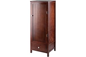 Winsome Wood 94402 Jelly Cabinet with solid Door, Black