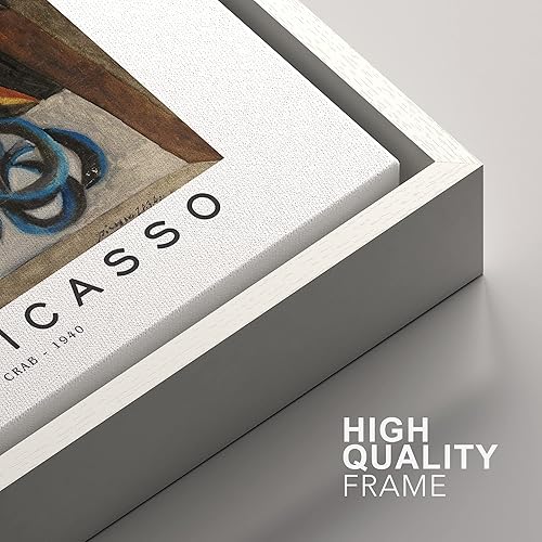 Miniatura 113 de IDEA4WALL - Lienzo enmarcado con impresión de arte abstracto listo para colgar en la pared de la sala y habitación Bs06-2103-famoso-m19