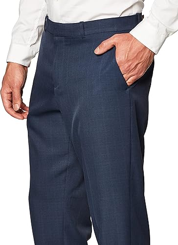 Vista 2 de Perry Ellis Portfolio Men's Performance Dress Pant, Modern Fit, Non-Iron, Flat Front Stretch (Waist Size 30 - 42)