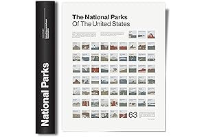 National Parks Scratch Off Poster: Scenic Trails Await!