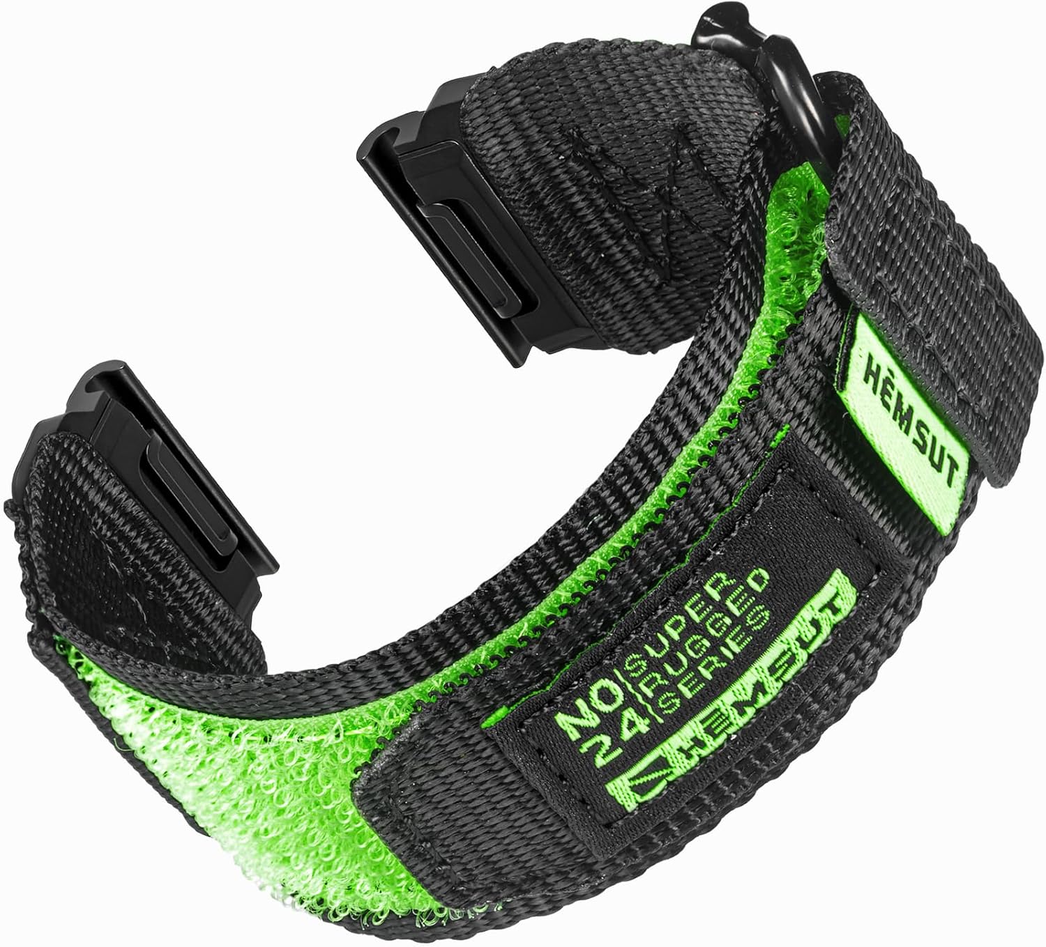 22 mm Nylon Armband, compatibel met Garmin Fēnix 8 Solar/8 AMOLED 47 mm/7/6/ 5/Forerunner 965/Instinct/MARQ, ultralicht en ademend, robuuste reserveband