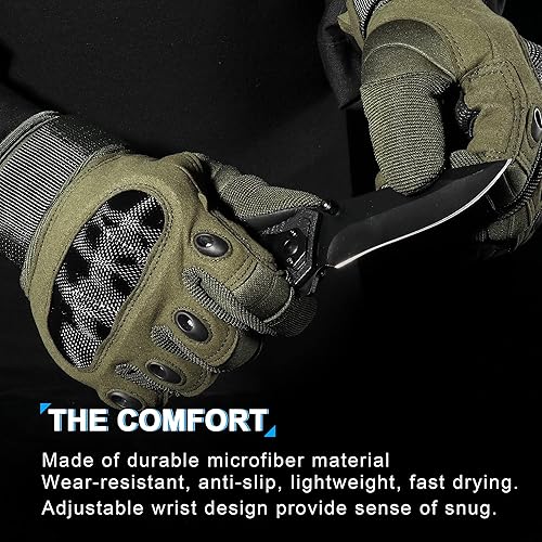 Miniatura 4 de WTACTFUL Guantes tácticos para hombre pantalla táctil Airsoft Paintball guantes de motocicleta