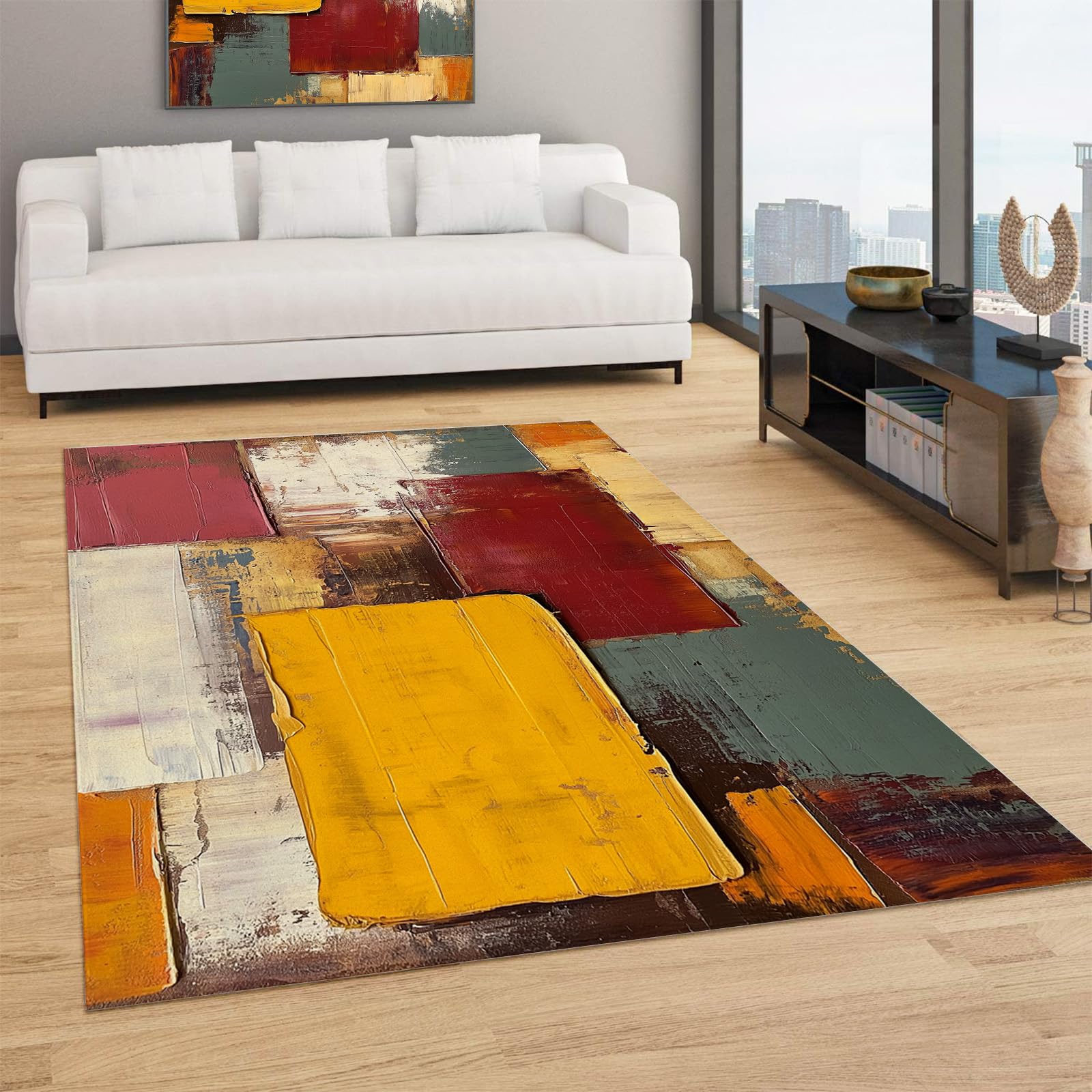 Tapis de chambre doux 180x270 cm pour réchauffer votre sol