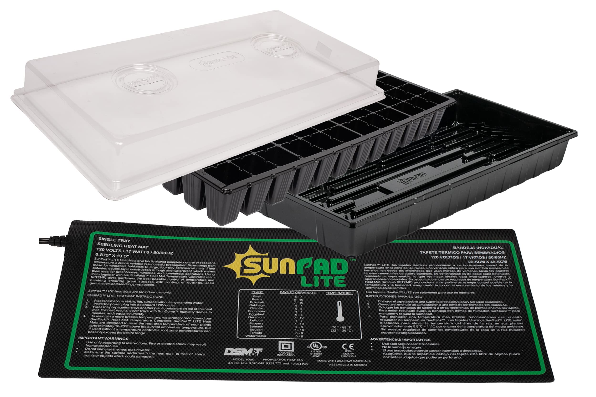 Amazon.com : SUNPACK Complete Indoor Seed Starting System Tray
