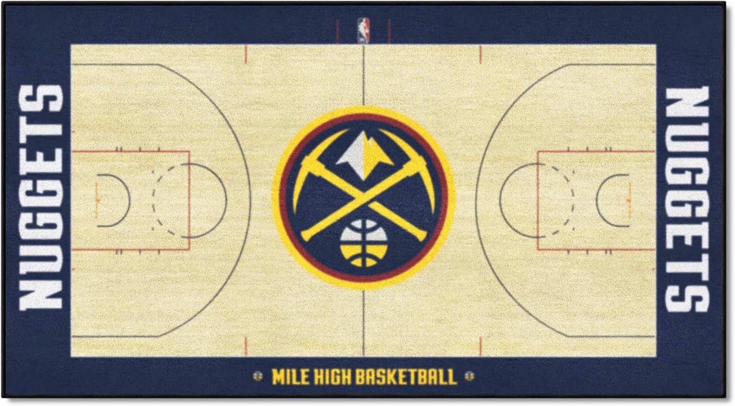 FANMATS NBA Unisex-Adult,Unisex-Children,Men NBA Court Large Runner