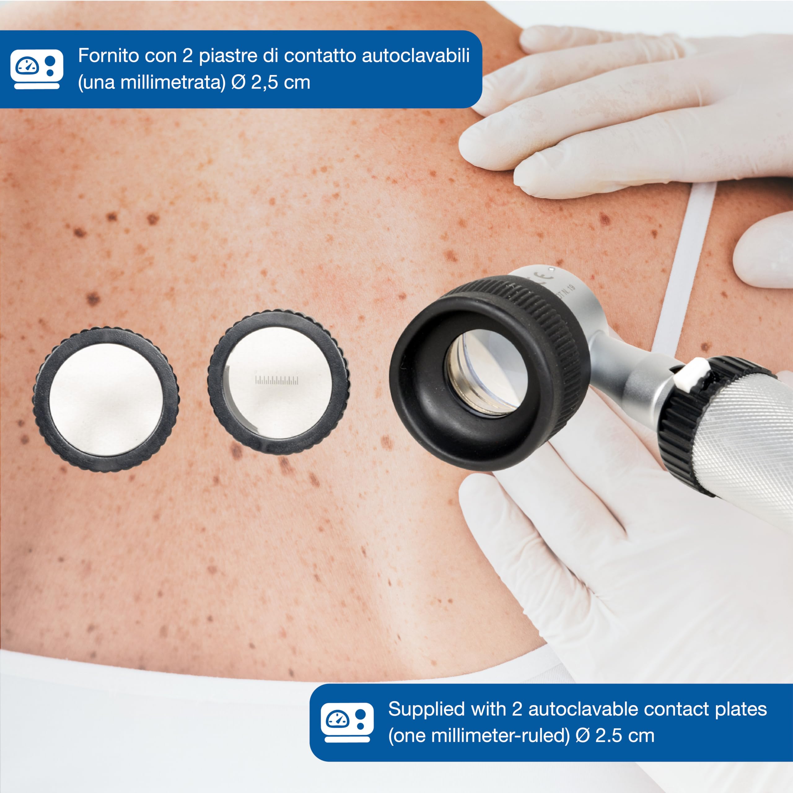 Gima Dermatoscopio 2000, Luce Alogena Xenon