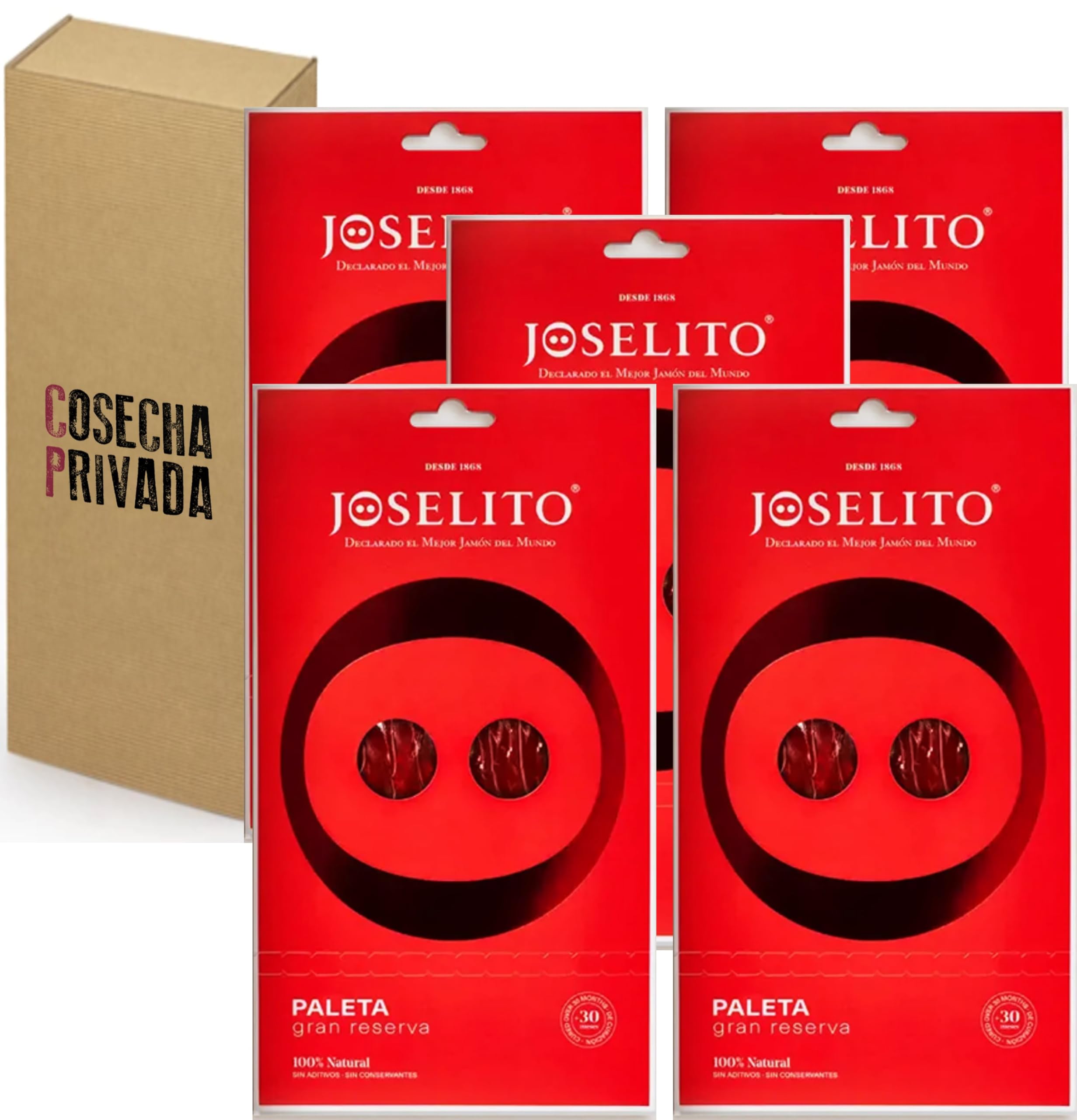 Schinken "Paleta" Eichel 100% Iberischen D.O.P. (Geschützte Ursprungsbezeichnung) "Gran Reserva" JOSELITO - Paleta de Bellota 100% Ibérica D.O.P. "Gran Reserva" JOSELITO - Ham "Paleta" Acorn 100% Iberian D.O.P. (protected designation of origin) "Gran Rese
