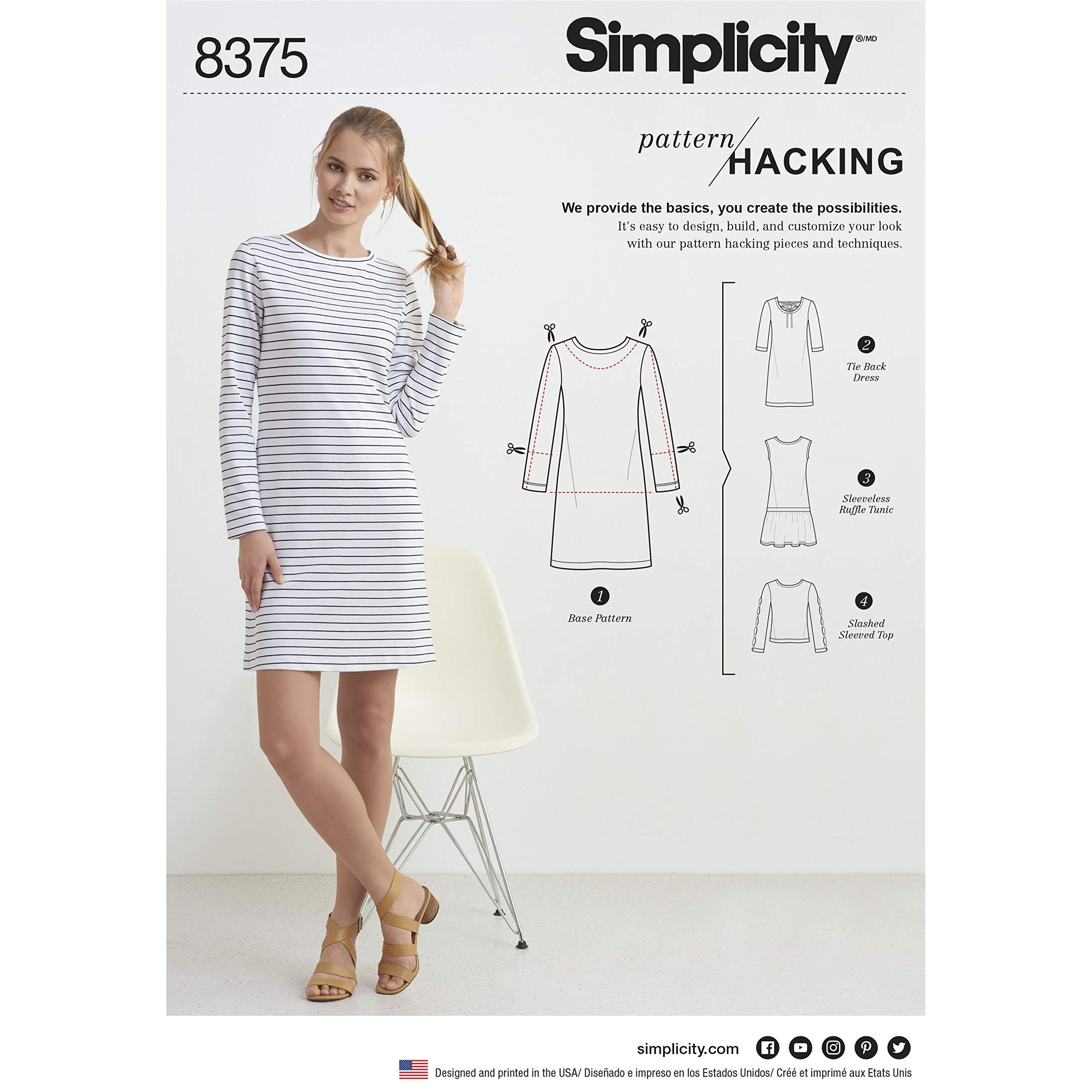 Patron robe tricot Simplicity à coudre pour un style casual sur mesure