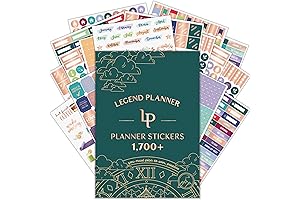 Cute Sticker Value Pack - 1,700+ Small Stickers for Planner - Aesthetic,...