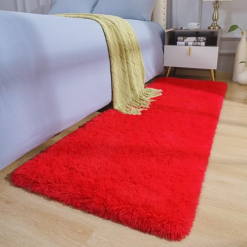 Vista 254 de BENRON Alfombras suaves para dormitorio, 2 x 6, lavables para pasillo, entrada, cocina, dormitorio, alfombra mullida para decoración de habitación