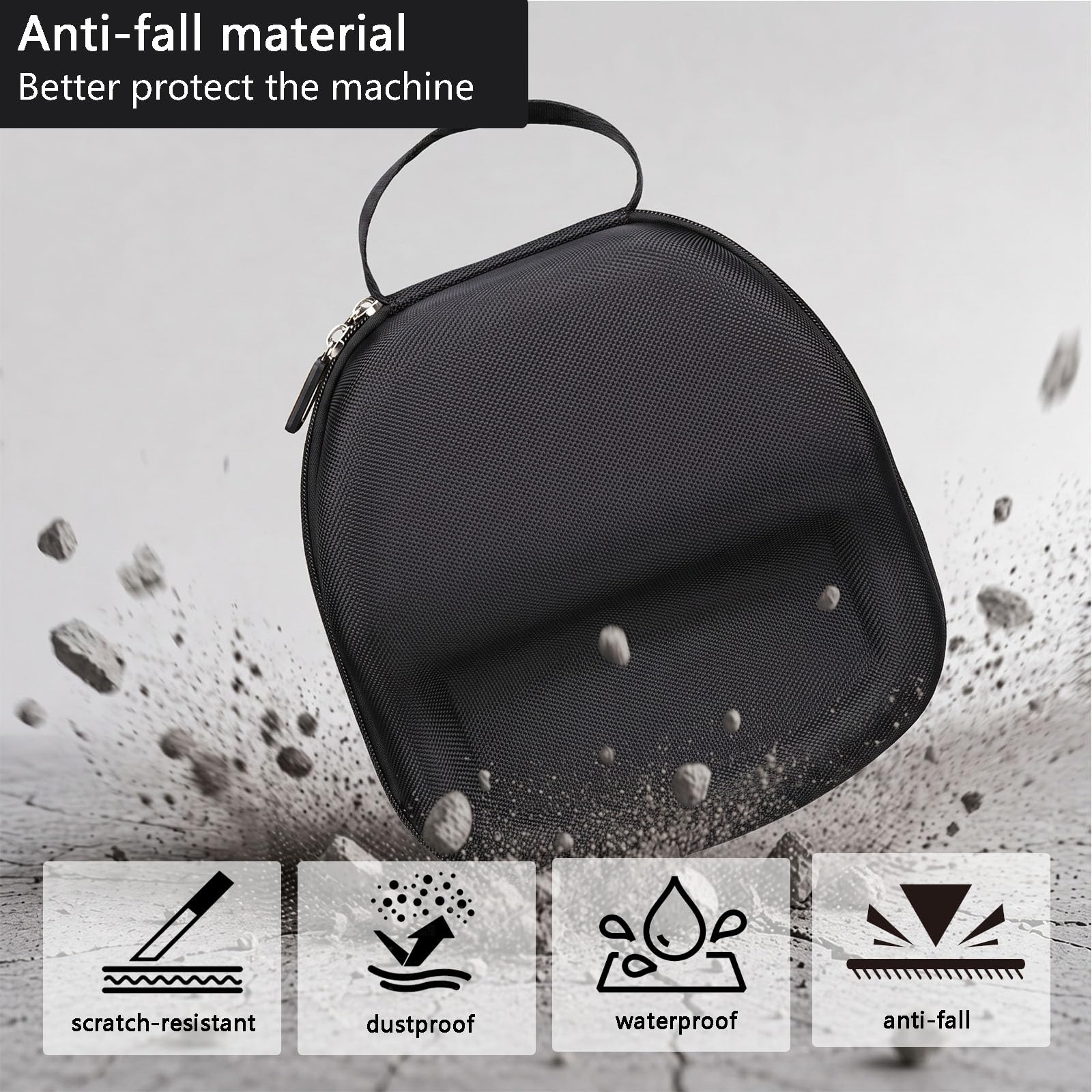 Custodia rigida in EVA compatibile con cuffie da gioco wireless Sony-Inzone H9 II, con cancellazione del rumore, custodia protettiva da viaggio portatile (solo custodia)