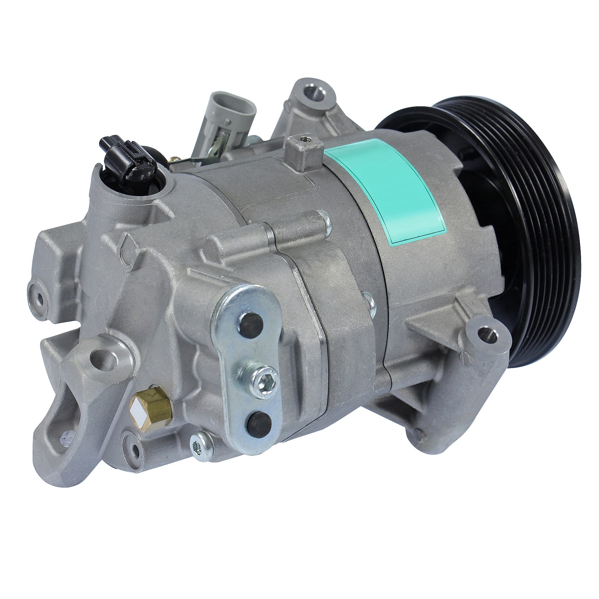 Compressore dell'aria condizionata con puleggia a V per DELPHI/HARRISON CVC con olio PAG compatibile OPEL ASTRA J INSIGNIA A