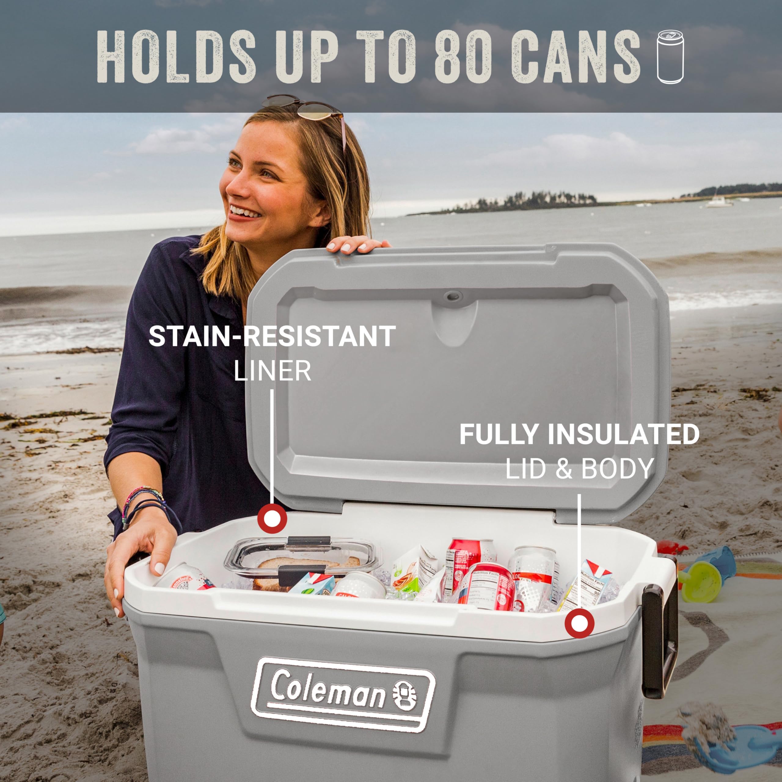 Amazon.co.jp: Coleman(コールマン) クーラボックス 316シリーズ 52QT