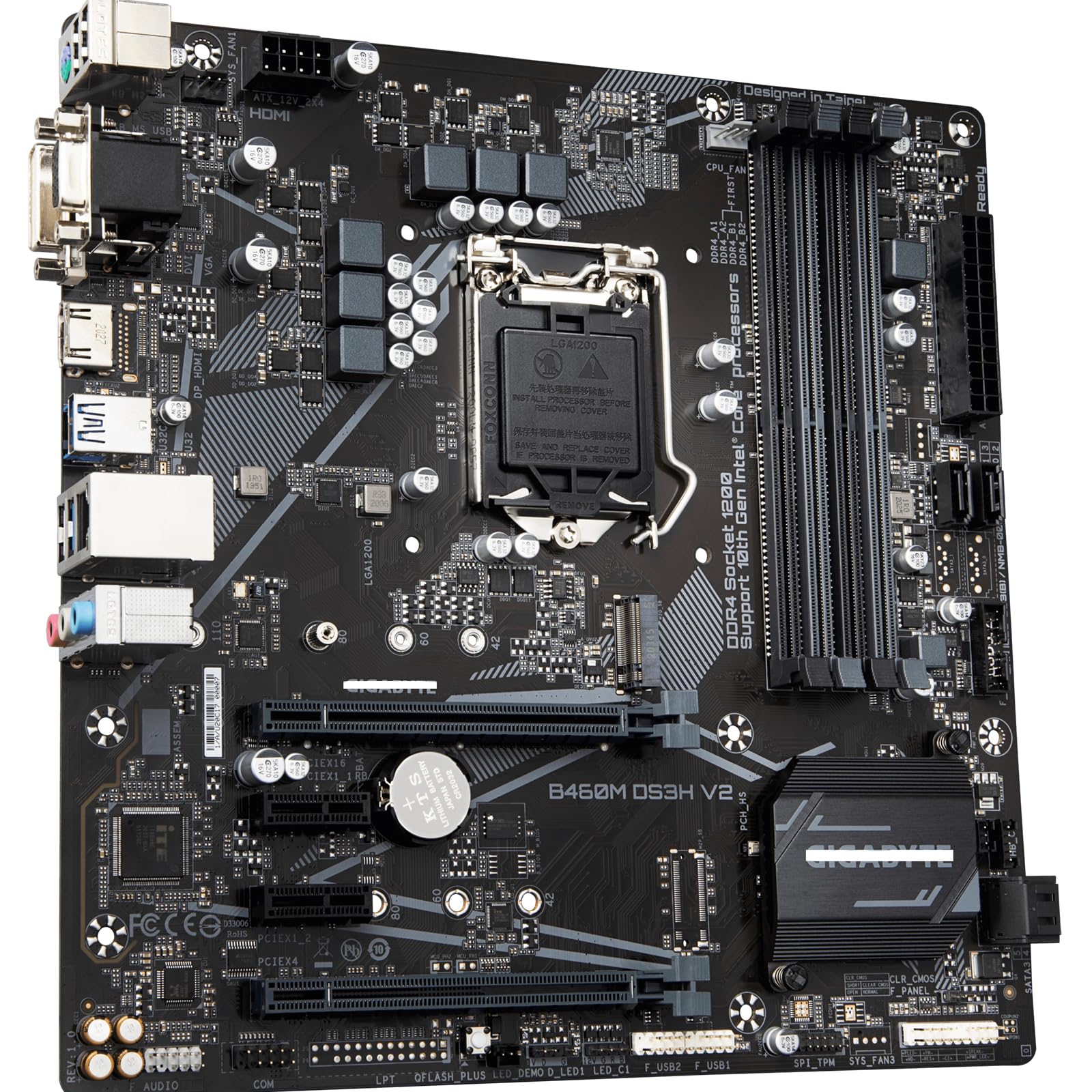 Motherboard Fit for GIGABYTE B460M DS3H V2 for 10/11th Gen Intel